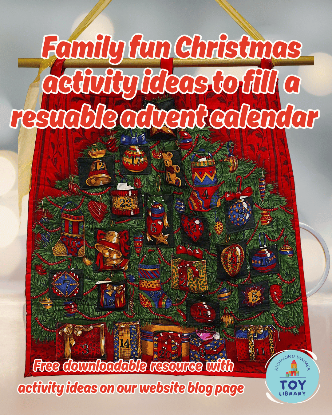 Reusable advent calendar